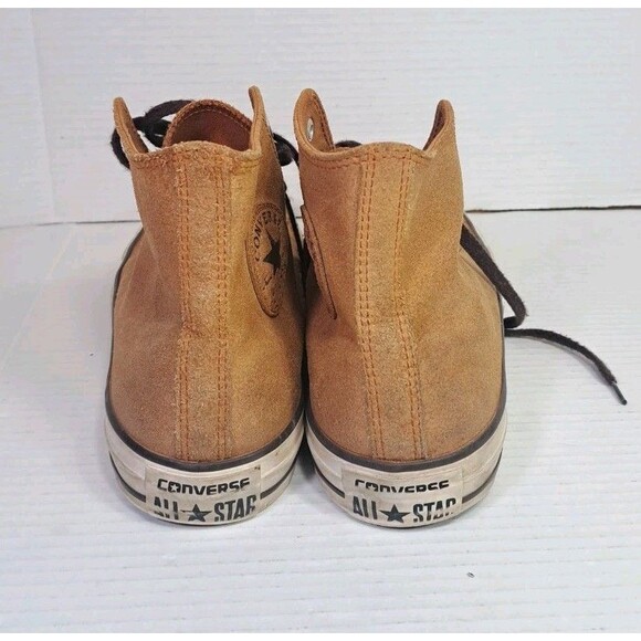 Converse Chuck Taylor All Star Hi Auburn Leather 144761C Men’s 12 Women’s 14 - Picture 9 of 11